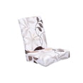 thumbnail image 3 of Funda Protectora de Comedor Elástica Universal Baoblaze Funda para silla Decoración Hojas marrones, 3 of 7
