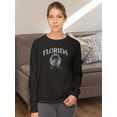 thumbnail image 2 of Florida Basketball Team Sweatshirt Women -Image by Shutterstock, Female 5X-Large, 2 of 4