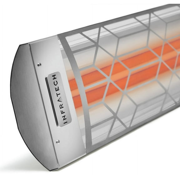 Infratech CD4028SS2 Dual Element Heater with Stainless Steel Craftsman Motif