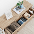 thumbnail image 6 of Renwick Wooden Console Table with 1 Drawer and 2 Shelves for Living Room, Light Oak, 6 of 13