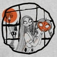 thumbnail image 2 of Junior's The Nightmare Before Christmas Halloween Sally Pumpkin Sketch Graphic Tee Athletic Heather Large, 2 of 3