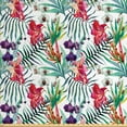 thumbnail image 1 of Watercolor Flower Upholstery Fabric by the Yard, Tropical Wild Orchid Flowers with Palm Leaves Print Exotic Style Nature, Decorative Fabric for DIY and Home Accents, Multicolor by Ambesonne, 1 of 4