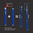 thumbnail image 3 of Kit de herramientas de torneado para madera DEEFIINE con punta de carburo con funda, 3 of 7