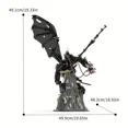 thumbnail image 3 of Remocguys Black Dragon Building Set, Compatible with Lego Animal Game Fan Home Decor for Adults Boys 1361PCS, 3 of 7