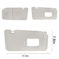 thumbnail image 2 of Left Driver And Right Passenger Side Sun Visor For Nissan Tiida 2004-2011, Sun Visor Replacement Parts For Car-grey-Pairs, 2 of 6