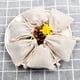 thumbnail image 5 of Calary 50 bolsas de lona doble con cordón, bolsa de algodón, bolsas de regalo, bolsa de muselina, bolsa de té reutilizable, 2,75 x 4 pulgadas, 5 of 5