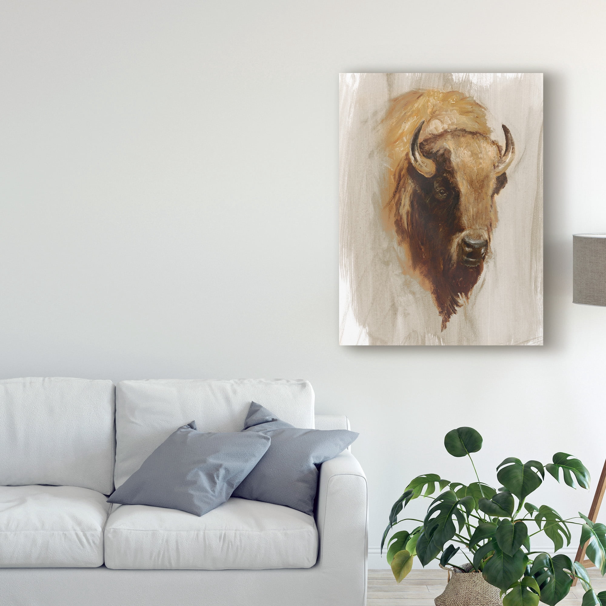 Trademark Fine Art 'Western American Animal Study III' Canvas Art by Ethan Harper