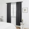 thumbnail image 2 of Deconovo Blackout Curtains for Bedroom Rod Pocket Room Darkening for Living Room, Set of 2, 42 x 84 inch, Dark Gray, 2 of 7