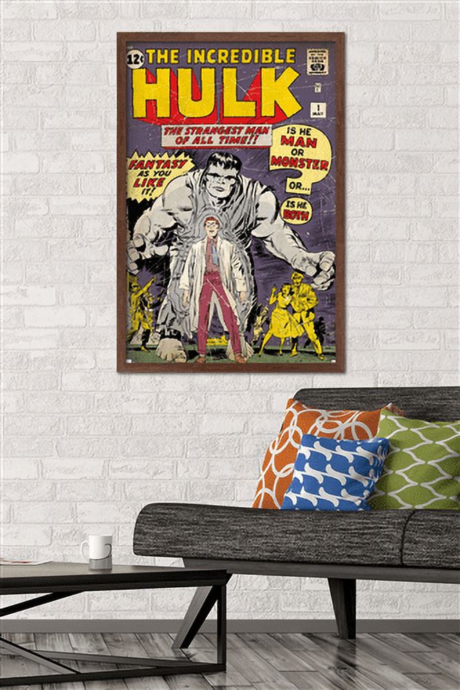 Marvel Comics - Hulk - Incredible Hulk #1 Wall Poster, 22.375" x 34", Framed