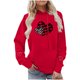 thumbnail image 5 of Xuyuer Valentines Hoodie for Women Funny Valentine Love Heart Graphic Long Sleeve Hoodies Pullover Tops Sweatshirt Long Sleeved Hooded Sweatshirt, 5 of 9