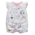 thumbnail image 1 of Ropa De Verano Para Bebés De Manga Corta Con Estampado De Dibujos Animados Mameluco 2023 Recién Nacido Monos De Una Sola Pieza Escalada Pijamas 6-24M, 1 of 4