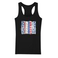 thumbnail image 5 of Cuello redondo para mujer Día de la Independencia Impresión Sin mangas Casual Chaleco suelto Tops Fridja  gh69, 5 of 5