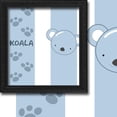 thumbnail image 2 of 3S Brother's Koala 100% Blackout Curtains for Kids Bedroom Thermal Insulated Noise Reducing Home Décor Printed Window Curtains Set of 2 Panels - Made in Turkey Each(52"Wx108"L), 2 of 6