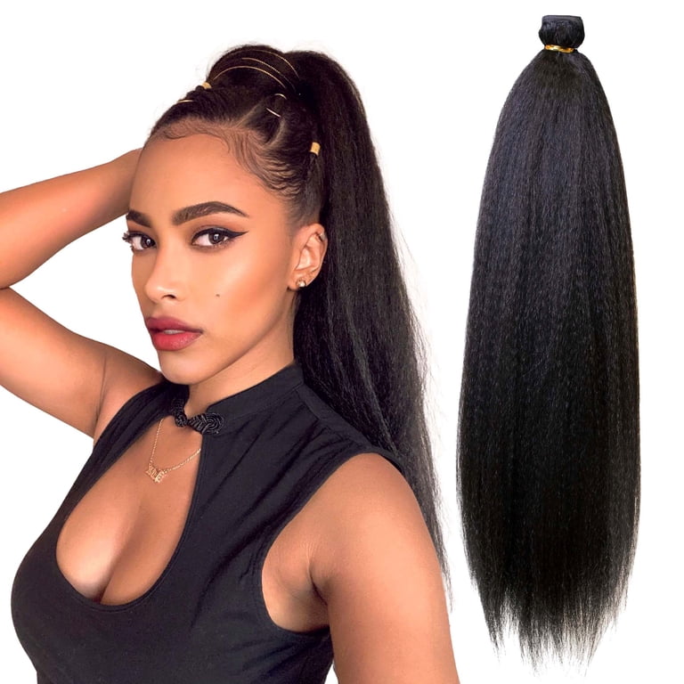 Darling Kinky Straight Wrap Around Ponytail, 26 inch,1, Female