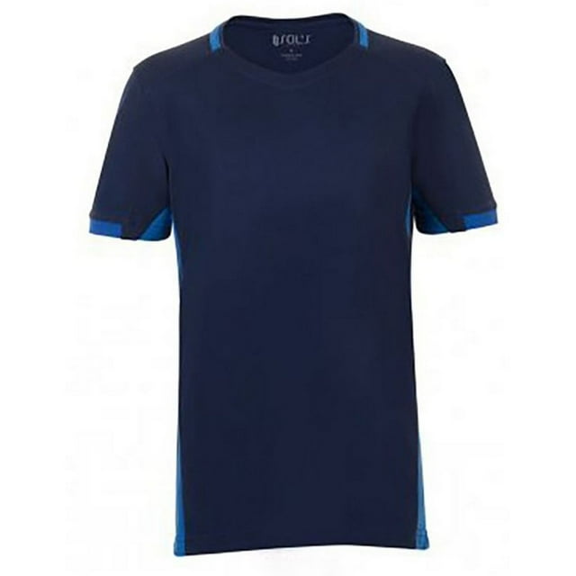 SOLS Boys/Girls Classico Contrast Short Sleeve Football T-Shirt