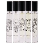 Diptyque Diptyque Discovery Mini Set, 5 Pc Set 0.25oz Do Son, 0.25oz Eau des Sens, 0.25oz Philosykos, 0.25oz LOmbre dans lEau, 0.25oz Eau Rose