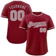 thumbnail image 3 of Camiseta de béisbol de estilo clásico personalizada con letras y números impresos, camiseta deportiva de práctica para adultos, 3 of 5