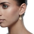 thumbnail image 4 of Gemini Women Cubic Zirconia Huggie Earrings for Ladies Birthday Gifts Valentine Day Christmas Gm065 Color Yellow Gold, 4 of 4