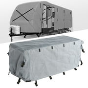 Waterproof Durable RV Motorhome Travel Trailer / Toy Hauler Cover Non‑Woven Fabrics Size 24' x 9.15' x 10'