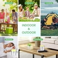 thumbnail image 6 of NGD Set of 2 Citronella Outdoor Candle - 17 oz Large 3-Wick Soy Wax Candle with up to 180 Hours of Burning time, Perfect for Yards, Gardens, Balconies and Camping., 6 of 7