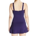 thumbnail image 2 of Womens Swimwear Plus Ruched Convertible Swimdress 18W, 2 of 3