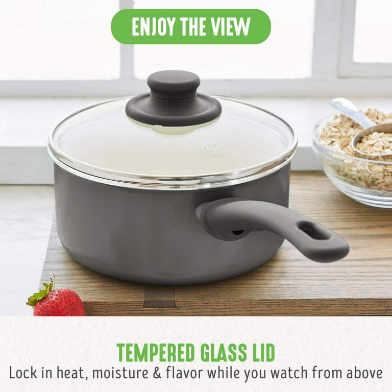 【GreenLife】 GreenLife 18-Piece Soft Grip Toxin-Free Healthy Ceramic Non-Stick