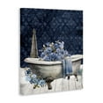 thumbnail image 3 of Stupell Industries Blue Bath Floral Tub Canvas Wall Art design by Kim Allen, 30 x 24, 3 of 7