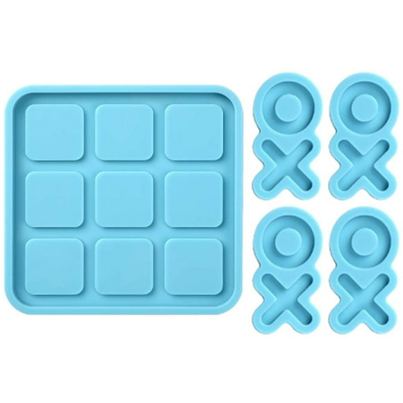 Table Game Mold Sky-Blue 1 Set 4.02X3.94In