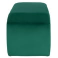 thumbnail image 3 of SAFAVIEH Tenko Modern Solid Glam Accent Bench, Emerald, 3 of 9