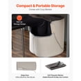 thumbnail image 5 of KFFKFF Under Desk Space Heater, Portable Rollable Foot Warmer for Home and Office Use, Timer Function, Quiet Operation for Legs and Ankles, Touch and Remote Control, Electric Surround Warming Pad, 5 of 9
