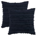 thumbnail image 2 of Funda de cojín de algodón REGALWOVEN de 2 piezas, fundas decorativas para sofá, cama o sillón en azul marino 18" x 18", 2 of 6