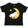 thumbnail image 3 of Inktastic Cute Sheep, Sleeping Sheep, Moon, Stars, Sleepy Boys or Girls Baby T-Shirt, 3 of 5