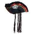 thumbnail image 1 of Sombrero de Pirata REV Negro, 1 of 1