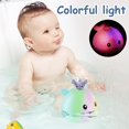 thumbnail image 3 of Kit de Jouet de Bain Baleine pour Bébé avec Arroseur Lumineux Coloré Jouet de Baignoire, 3 of 8
