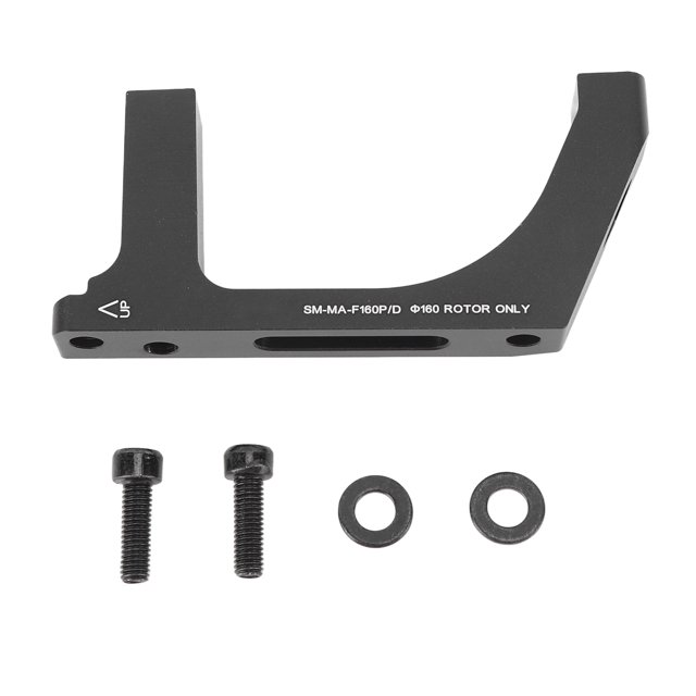 Adaptador de freno de disco de bicicleta, soporte de montaje de freno de disco de aleación de aluminio para Rotor delantero de 160mm