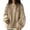 A1_Khaki, variant on VISALY Oversized Long Sleeve Pullover Sweater for Women Mock Neck Crewneck Layered Knit Sweatshirt Loose Fit Jumper Drop Shoulder Side Slit Soft Knit Top Fall Winter Cozy Loungewear Clothes A L