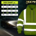 thumbnail image 4 of Sudadera Wefeyuv con capucha reflectante de alta visibilidad L, 4 of 7