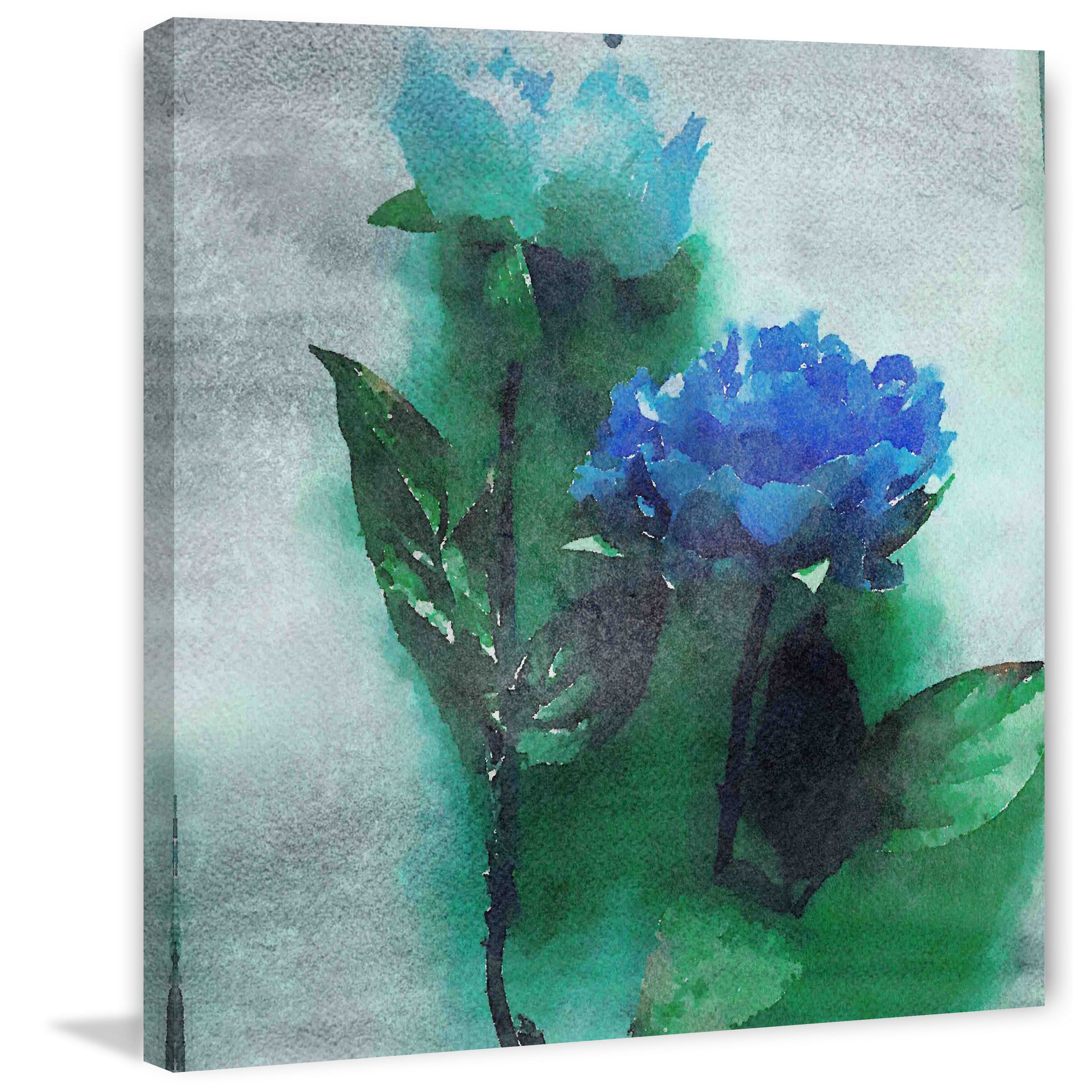 "Blue Dream" Painting Print on Wrapped Canvas