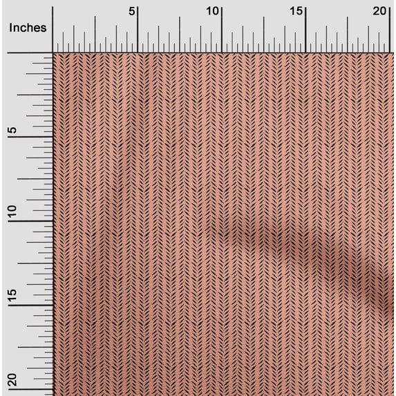 oneOone Polyester Lycra Fabric Leaves Block Print Fabric By The Yard 56 Inch Wide