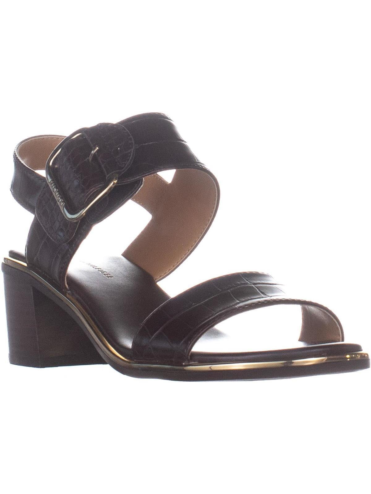 tommy hilfiger block heel sandals