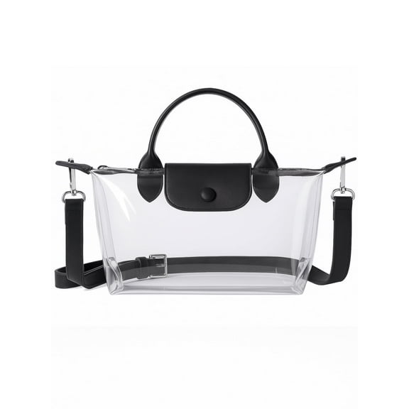 TSV Clear Bag for Stadium Approved, Small Crossbody Purse Handbags for Concerts Sports Events