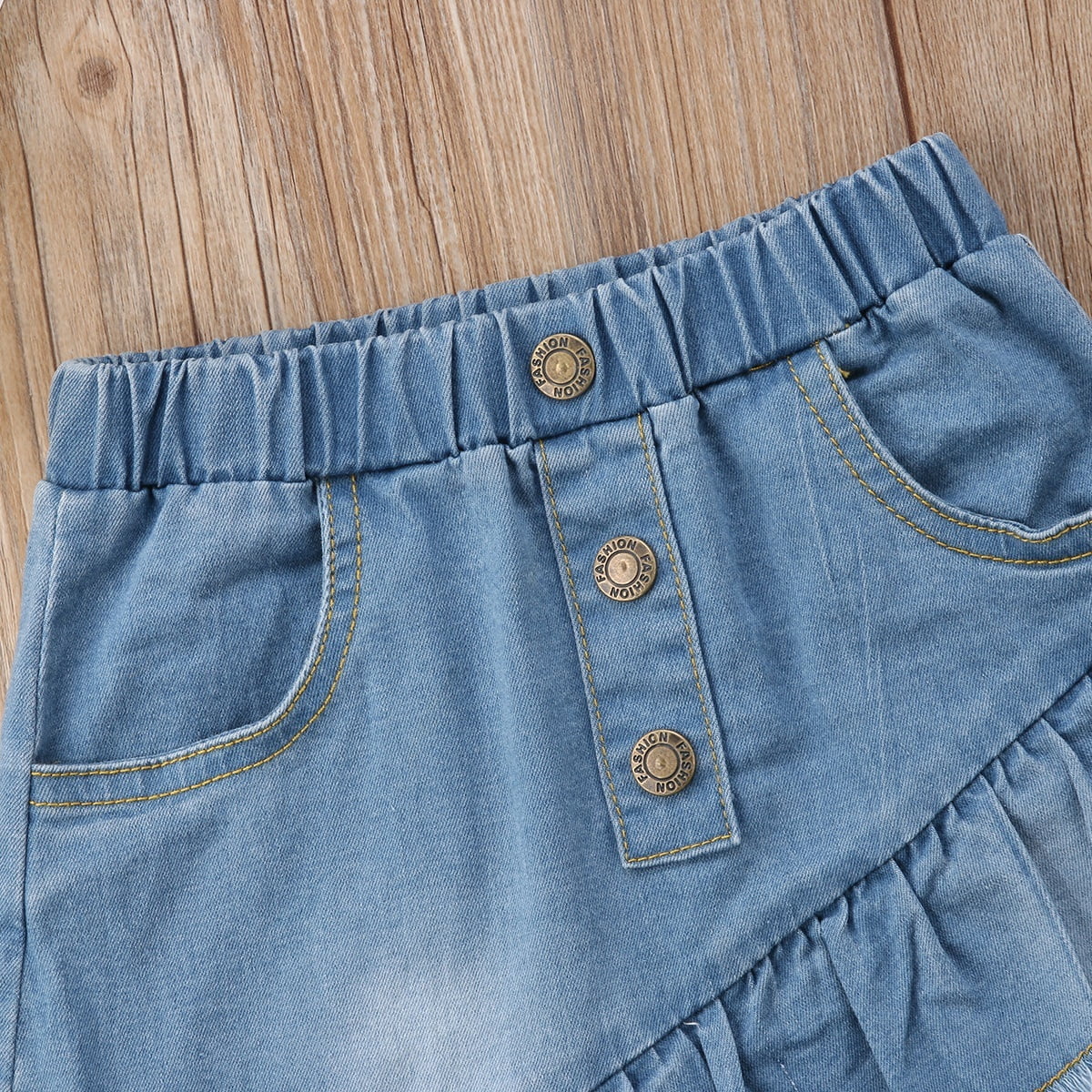 Baby girl denim mini skirt discount