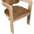 thumbnail image 4 of Meridian Furniture Sacha Saddle Velvet Dining Chair (Set of 2), 4 of 9