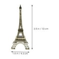 thumbnail image 2 of Hemobllo 5-Pack Small Eiffel Tower Statues Alloy Figurines Collectible Souvenir Set, 2 of 7