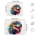 thumbnail image 3 of Dinosaur Colorful Dish Drying Mat Dish Drainer Rack Mats Water Absorbent Non-Slip Easy Clean Heat Resistant for Kitchen Counter, 3 of 8