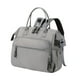 thumbnail image 4 of Bolsa de pañales para mamá, elegante bolso de transporte, bolsa de pañales multifuncional para bebés Gris, 4 of 9