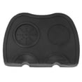 thumbnail image 1 of Heaveant Coffee Tamper Mat, Silicona Espresso Tamping Mat antideslizante Café en polvo Tamper Holder Corner Coffee Tamping Pad para cocina Tienda Negro, 1 of 14