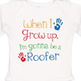 thumbnail image 4 of Inktastic Roofer Future Boys or Girls Long Sleeve Baby Bodysuit, 4 of 5