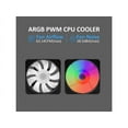 thumbnail image 3 of PANO-MOUNTS 120mm AIO CPU Liquid Cooler Water Cooling ARGB PWM Sync Infinite Mirror Pump Easy Installation High Compatibility Water Cooler PC Solution Compatible with LGA1700/1200/115X AM5/AM4, 3 of 5