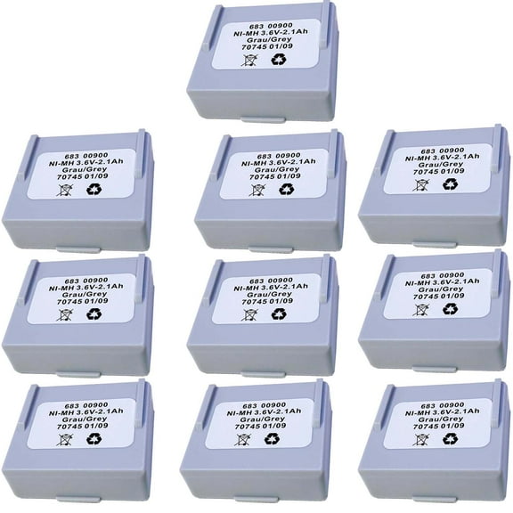10 PCS 3.6V 2100mAh 2.1Ah Battery 68300900 for HETRONIC Remote Control